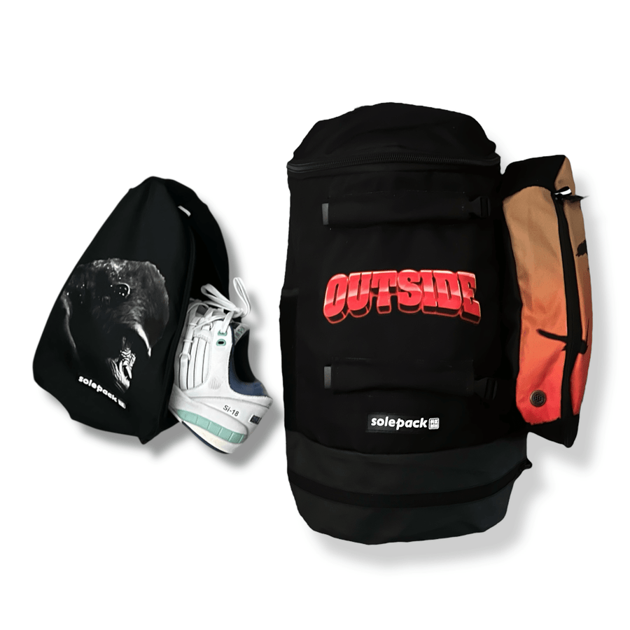 Outside x Solepack: The OMEGA backpack+ SP - 1 shoe carrier - Solepack