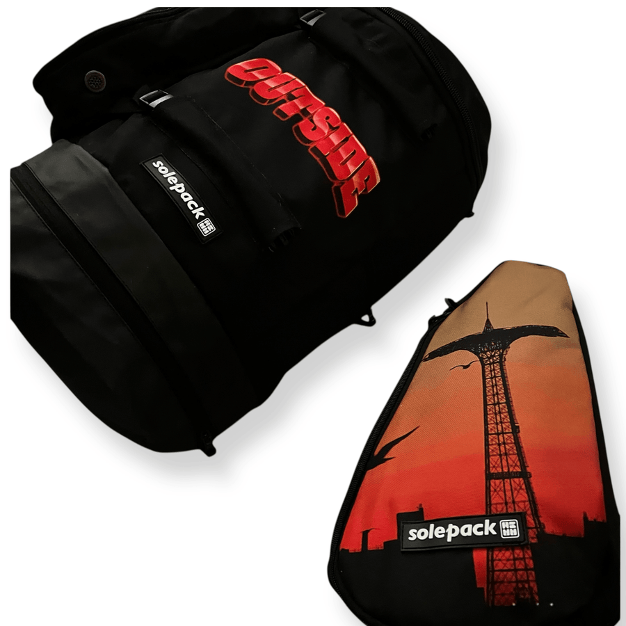 Outside x Solepack: The OMEGA backpack+ SP - 1 shoe carrier - Solepack