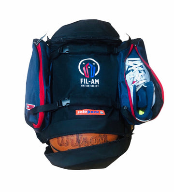 Filam Nation Select Omega backpack(Black) + SP-1 shoe carrier - Solepack